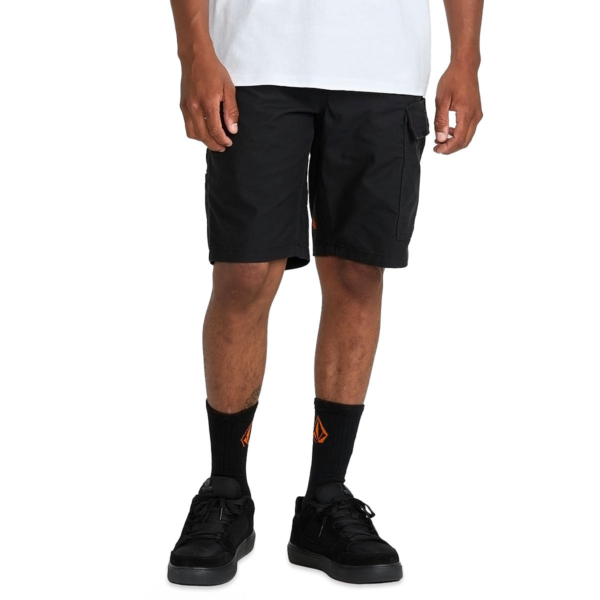 Volcom Caliper II Relaxed Work Shorts - Black image 3