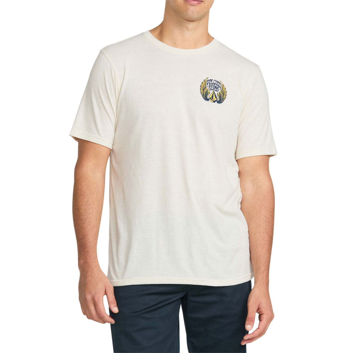 Volcom Dactyl T-Shirt - Off White/Heather image 3