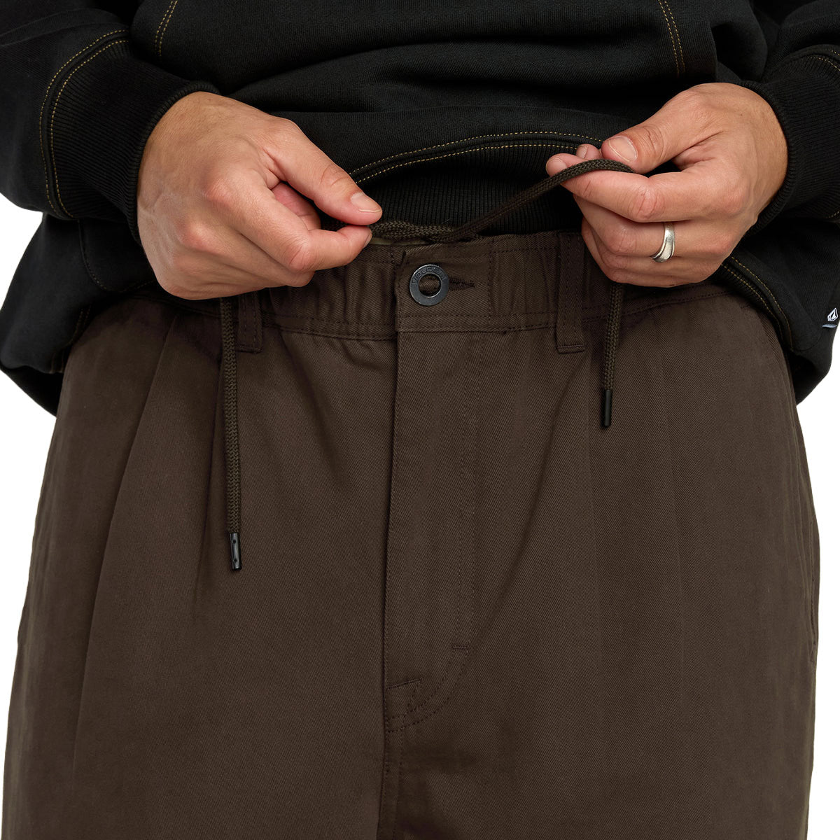 Volcom Chillow Pleat Ew Pants - Cacao image 4