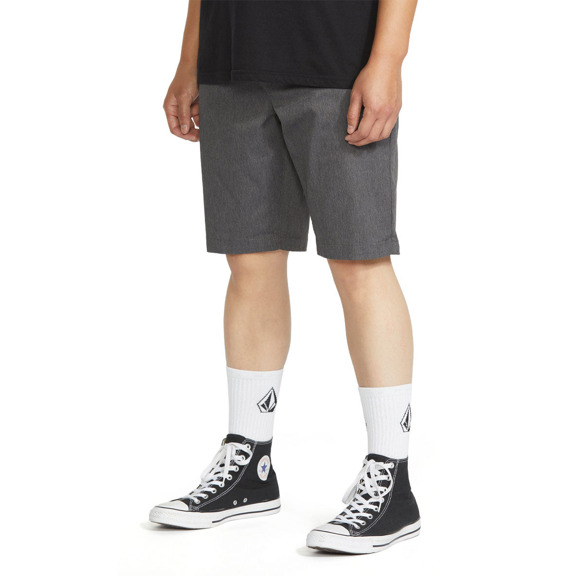 Volcom Frickin Modern Stretch 21 Shorts - Charcoal Heather 2025 image 5