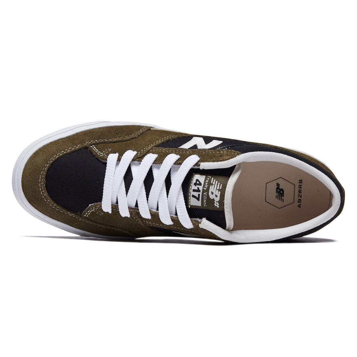 New Balance 417 Villani Low Shoes - Dark Olive/Black image 3