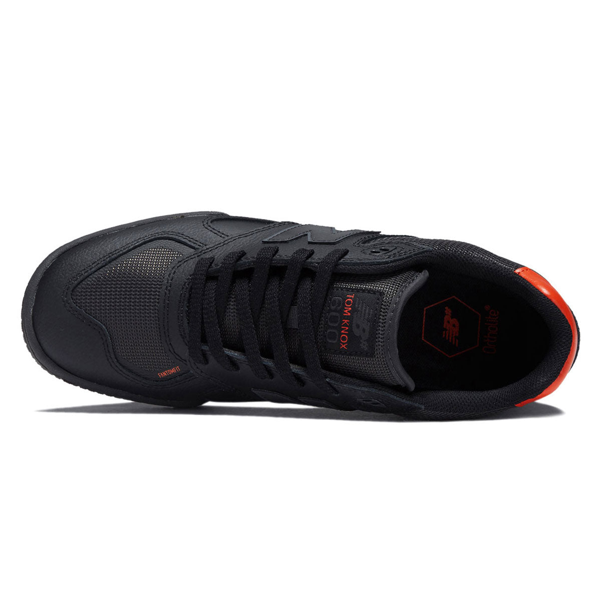New Balance 600 Tom Knox Shoes - Black/Orange image 3