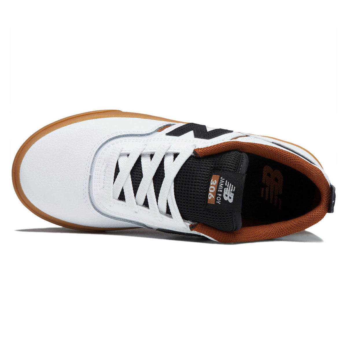 New Balance Youth 306 Foy Shoes - White/Gum image 3