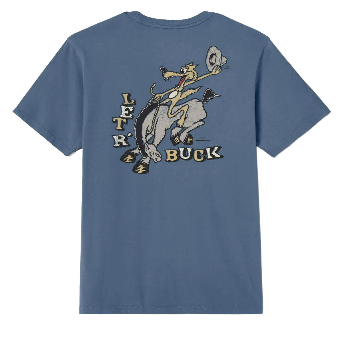 Brixton Buck Club T-Shirt - Harbor Blue image 1