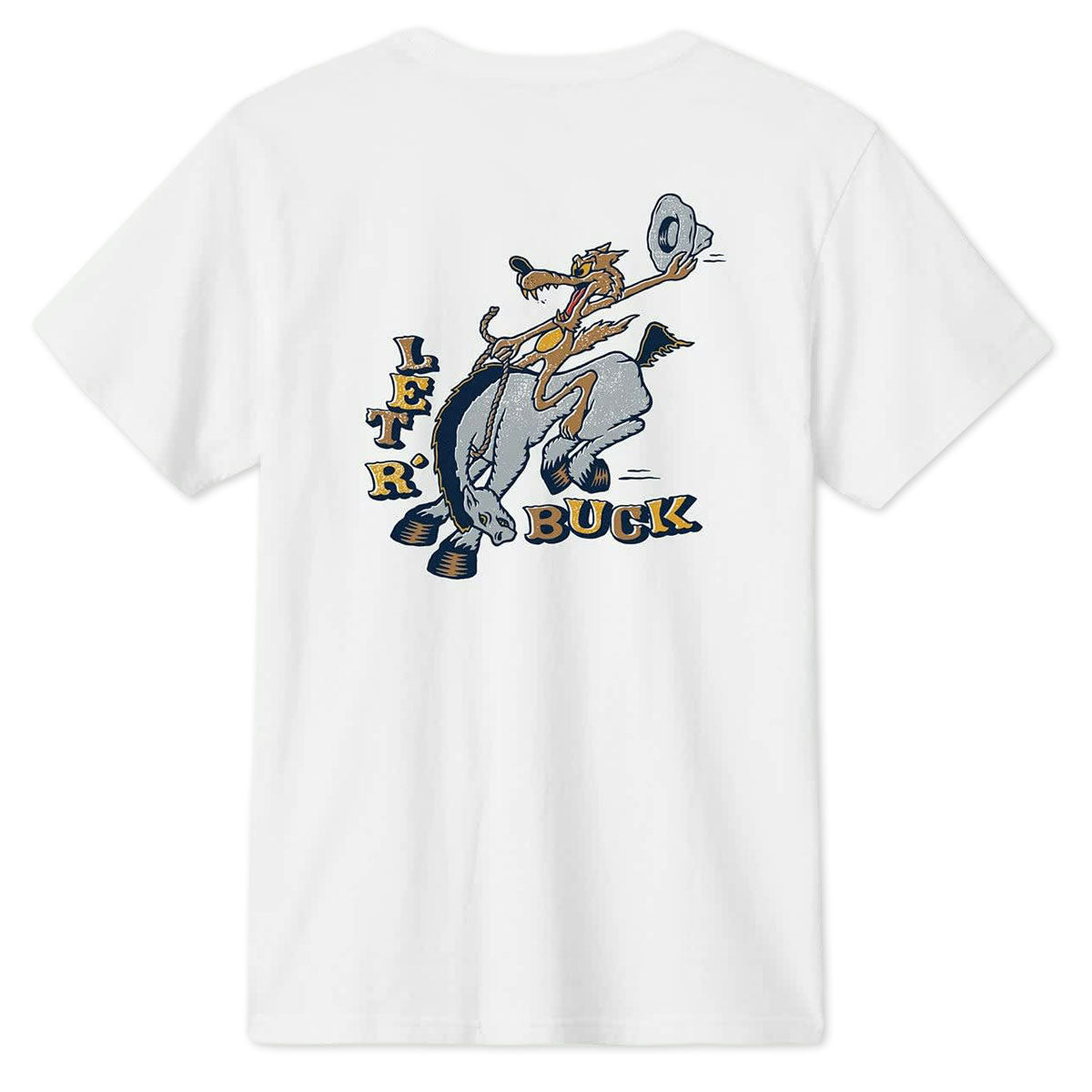 Brixton Buck Club T-Shirt - White image 1