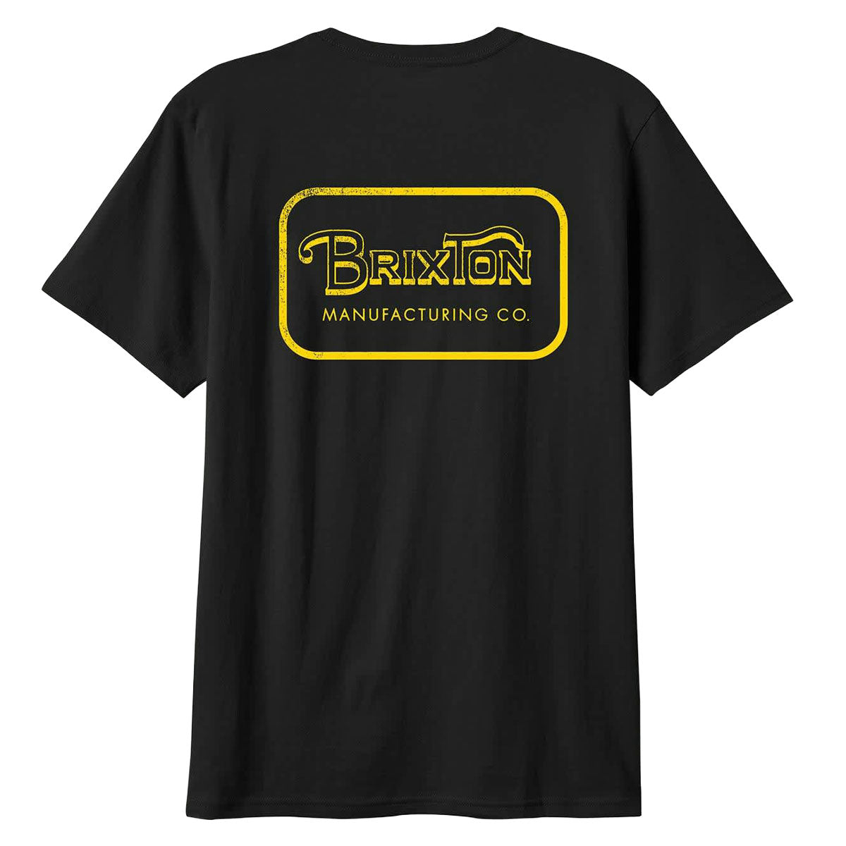 Brixton Grade T-Shirt - Black/Dark Yellow image 1