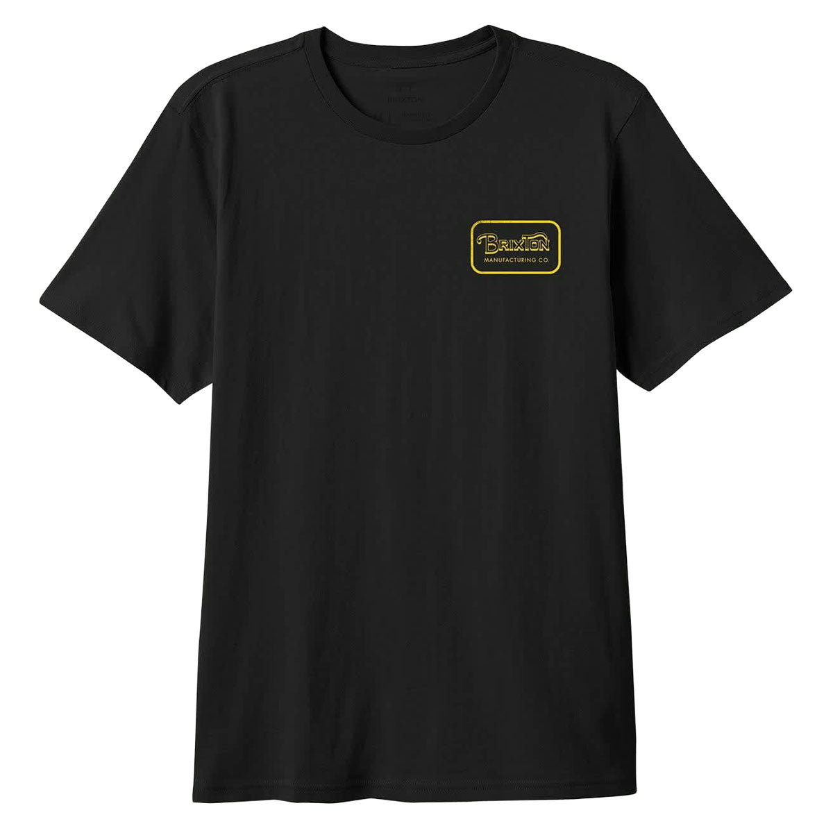 Brixton Grade T-Shirt - Black/Dark Yellow image 2