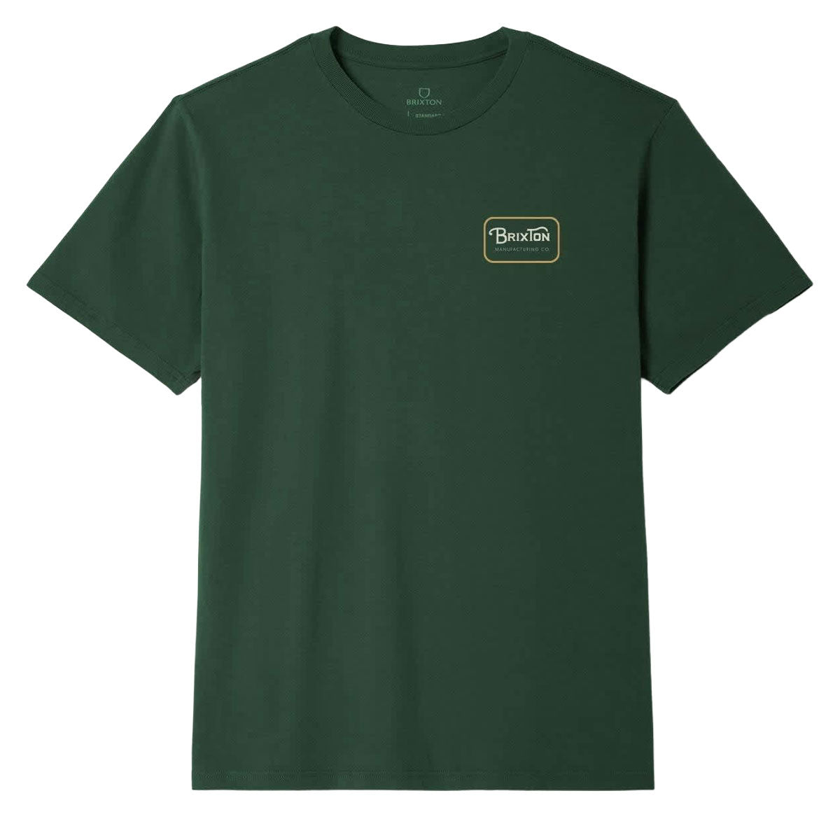 Brixton Grade T-Shirt - Forest Green/Stone/Washed Copper image 2