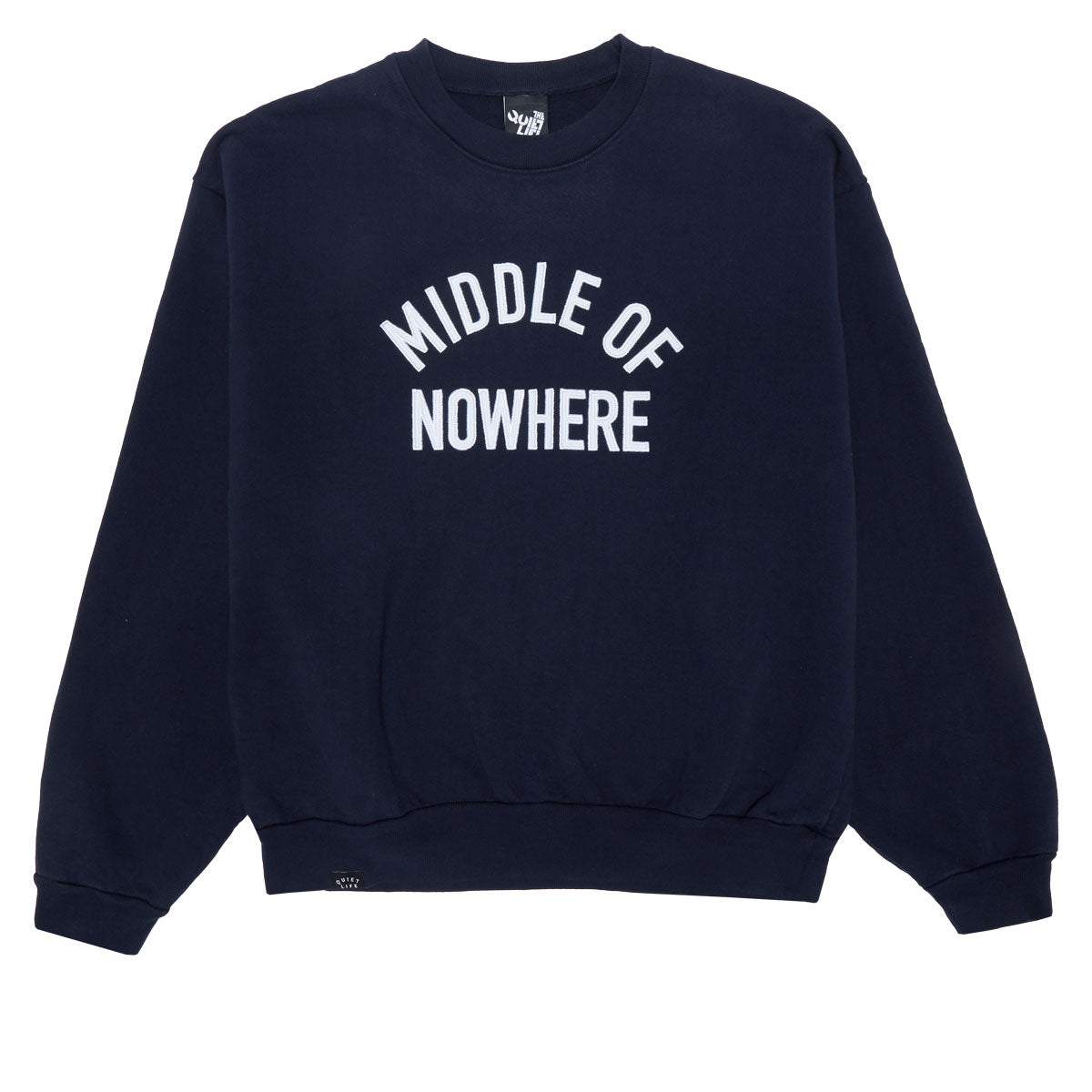 The Quiet Life Middle Of Nowhere Applique Sweatshirt - Navy image 1