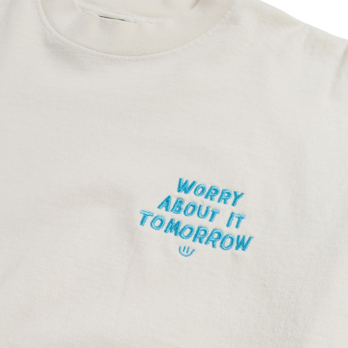The Quiet Life Worry About It Tomorrow T-Shirt - Cream image 2