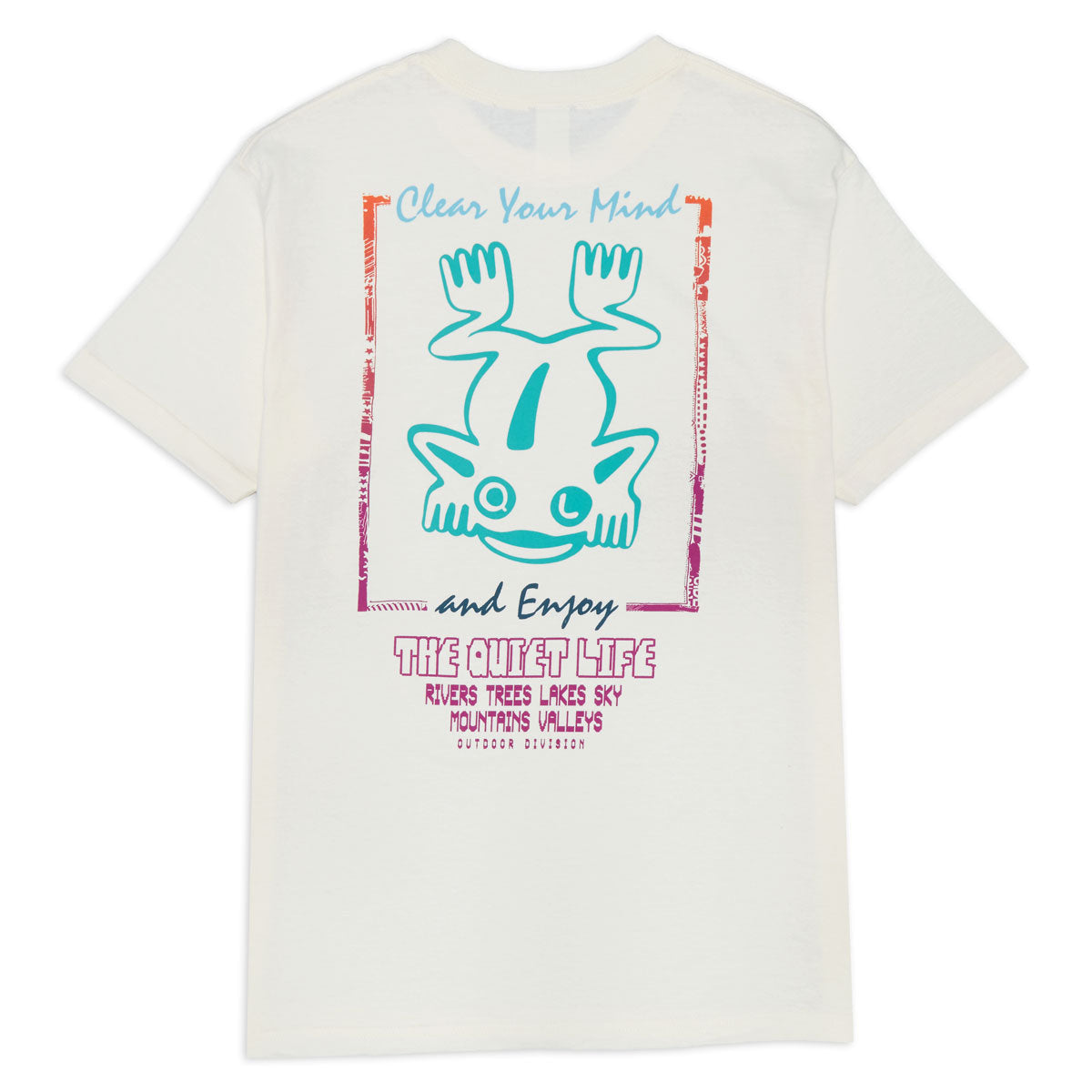 The Quiet Life Outdoor Division T-Shirt - Cream image 1
