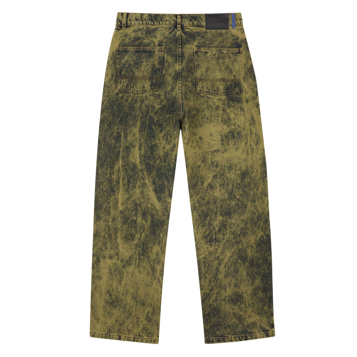 Rassvet Acid Wash Baggy Denim Woven Jeans - Green image 3