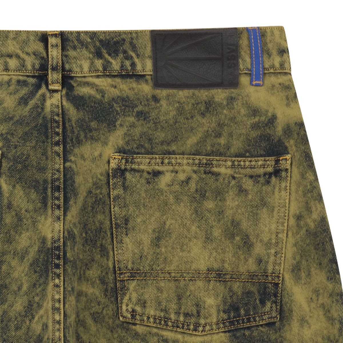 Rassvet Acid Wash Baggy Denim Woven Jeans - Green image 4