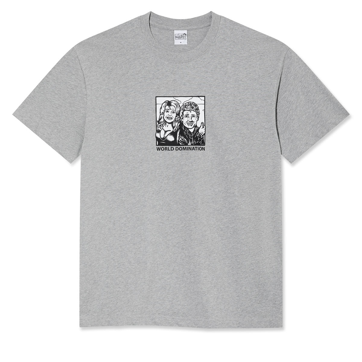 Polar World Domination T-Shirt - Heather Grey image 1