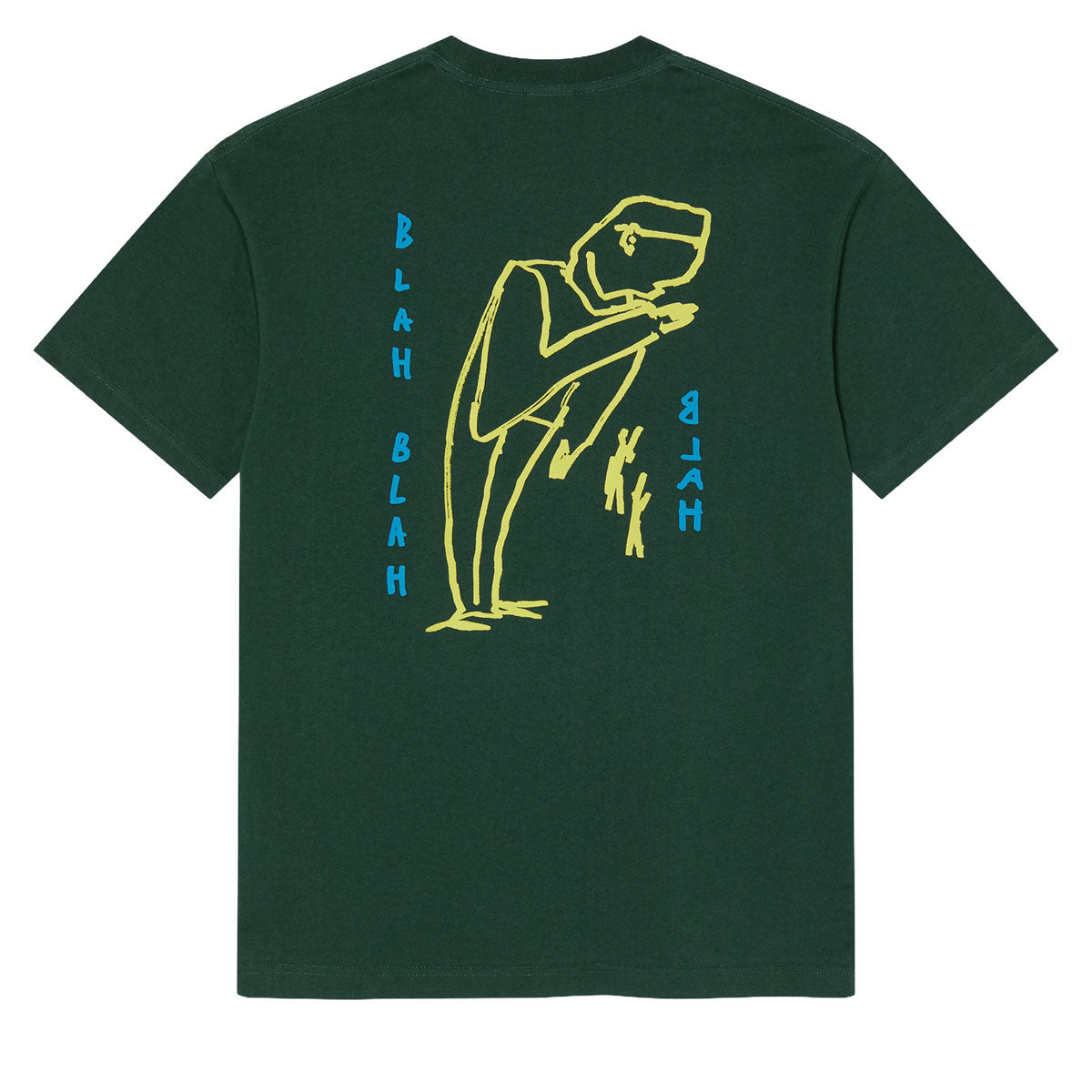 Polar Blah Blah Blah T-Shirt - Dark Green image 1