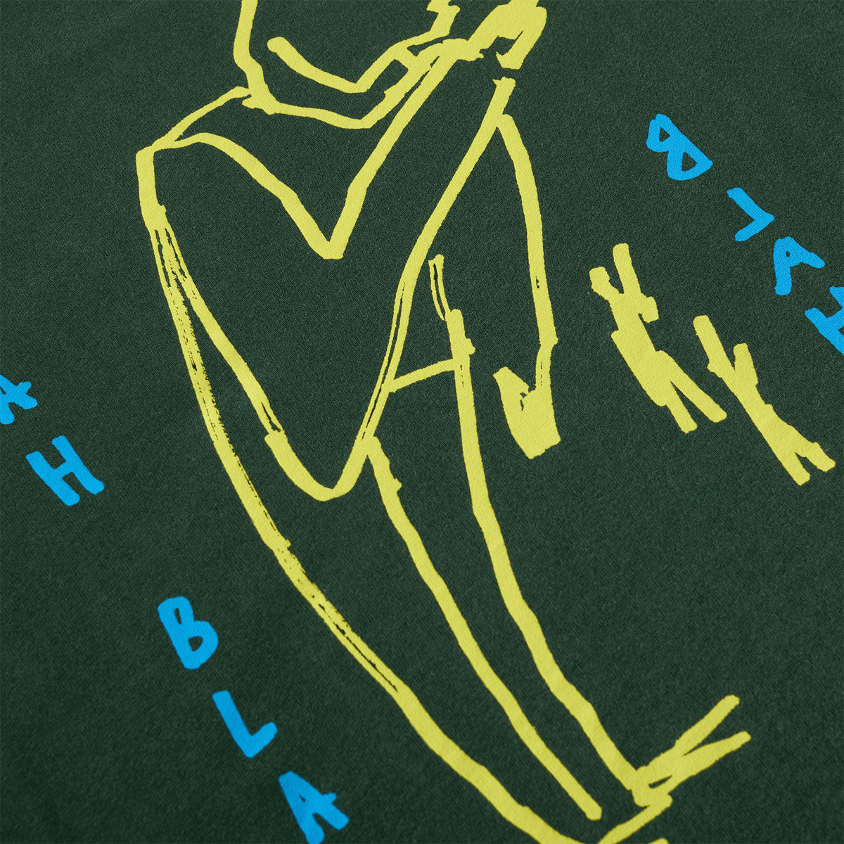 Polar Blah Blah Blah T-Shirt - Dark Green image 4