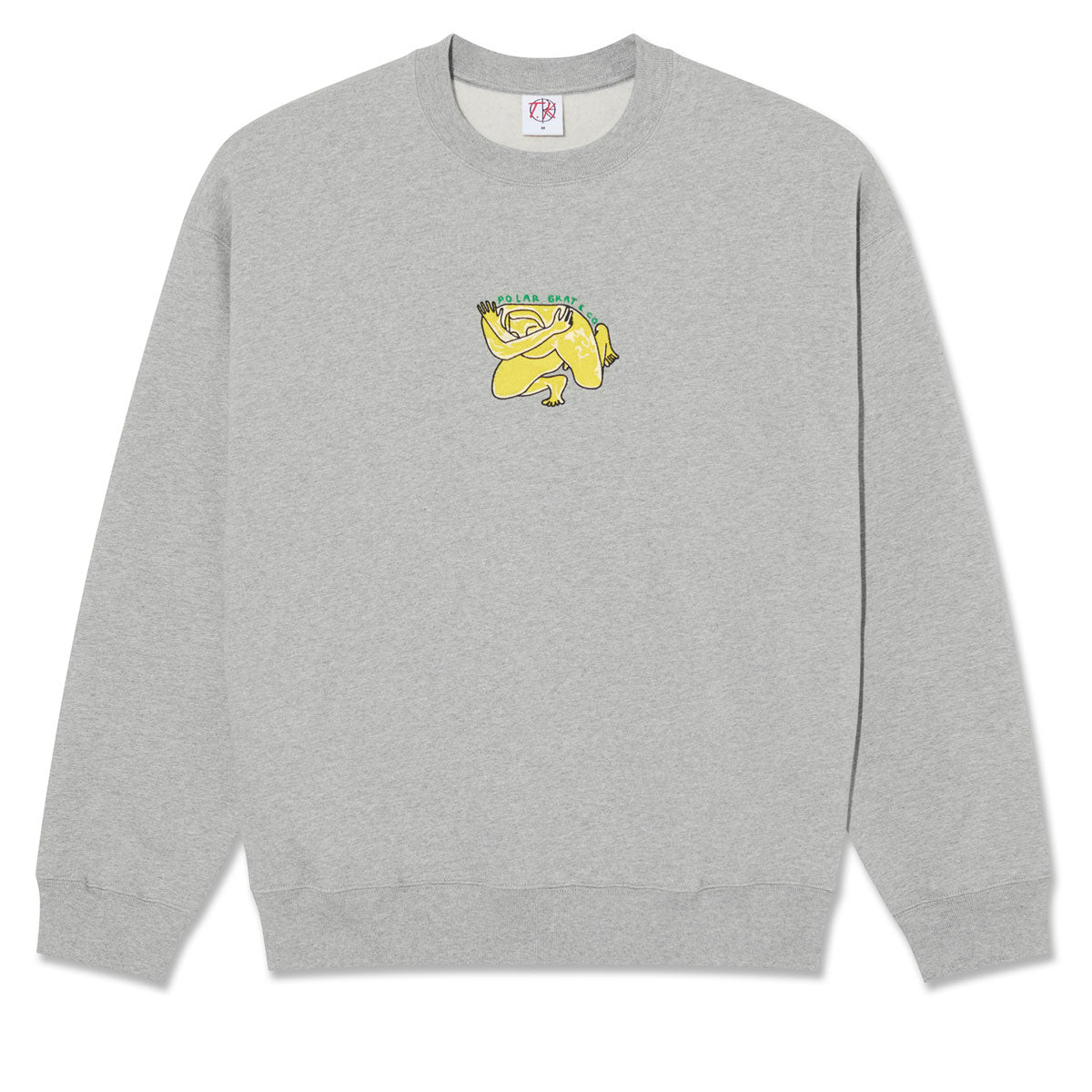 Polar Dave Shy Bow Sweatshirt - Heather Grey image 1