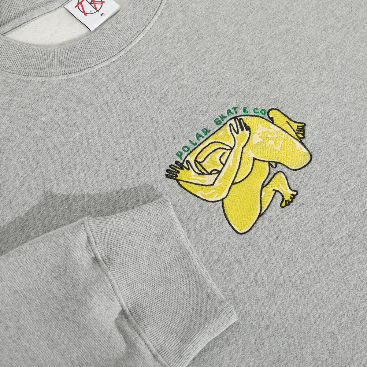 Polar Dave Shy Bow Sweatshirt - Heather Grey image 2
