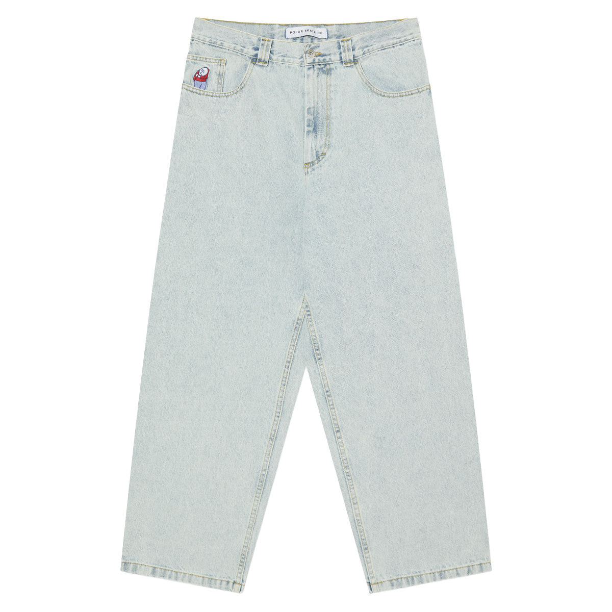 Polar Big Boy OG Logo Jeans - Light Blue image 1