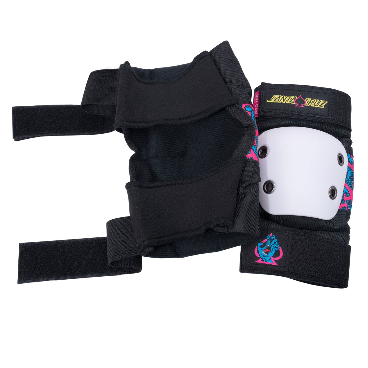 Pro-Tec x Santa Cruz Signature Edition Street JR 3 Pack Of Pads - Black image 3