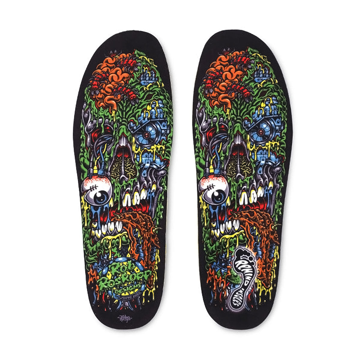 Remind x Santa Cruz Roskopp Face III Destin Impact 5.5MM Low-All Arch Shoe Insole image 1