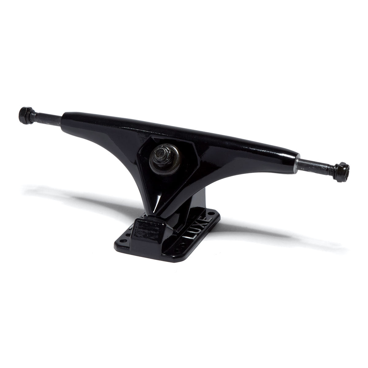 Luxe 180mm Longboard Trucks - Black/Black image 2