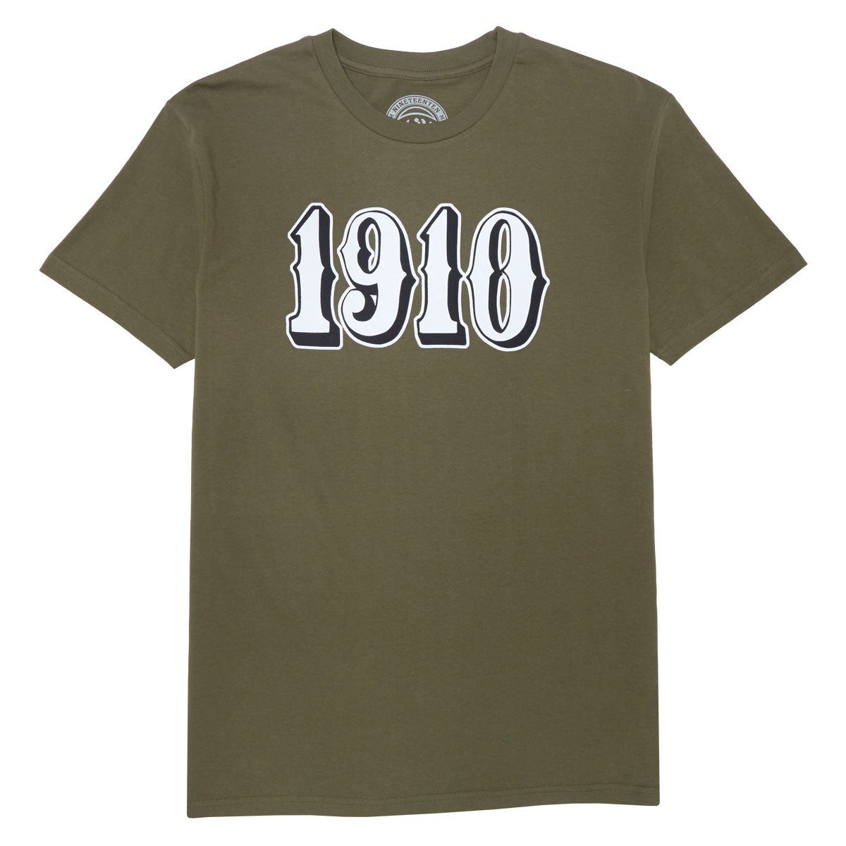 1910 OG Font Long Sleeve T-Shirt - Military Green image 1