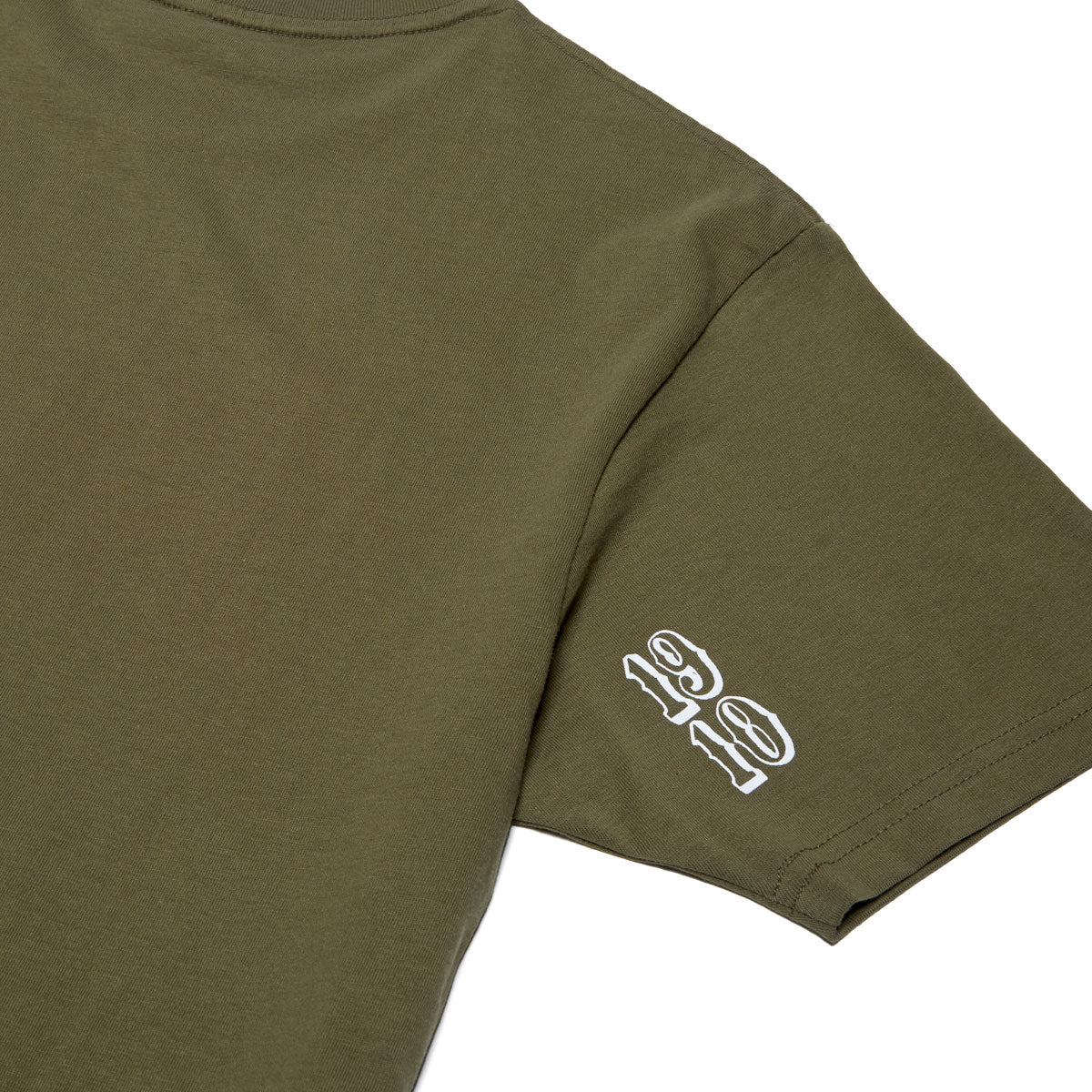 1910 OG Font Long Sleeve T-Shirt - Military Green image 2