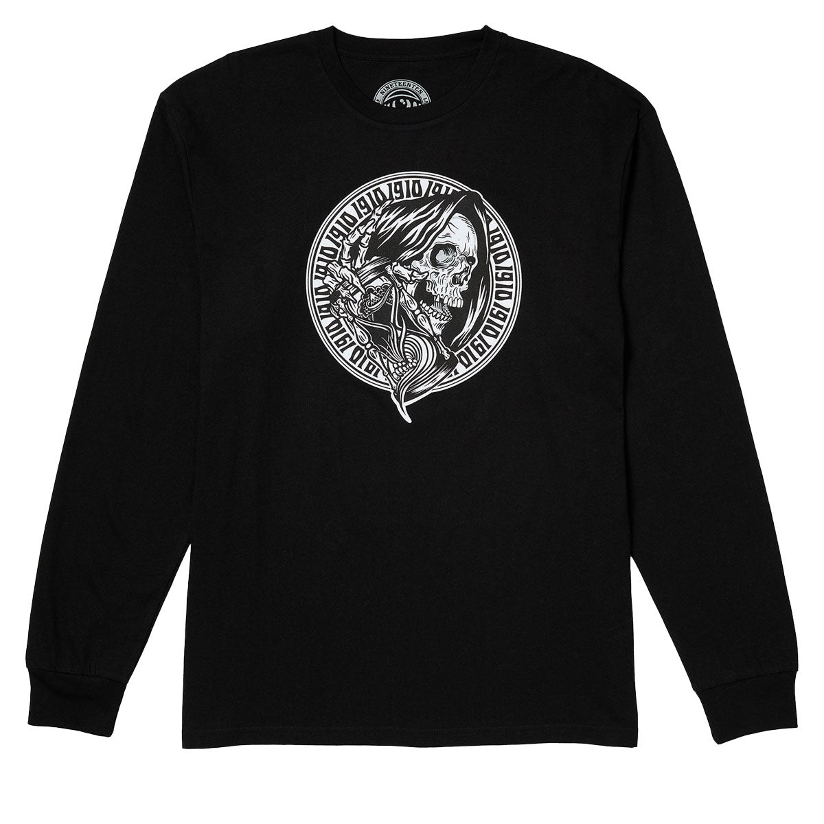 1910 Times Up Long Sleeve T-Shirt - Black image 1