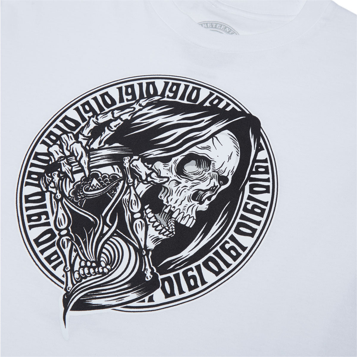 1910 Times Up Long Sleeve T-Shirt - White image 2