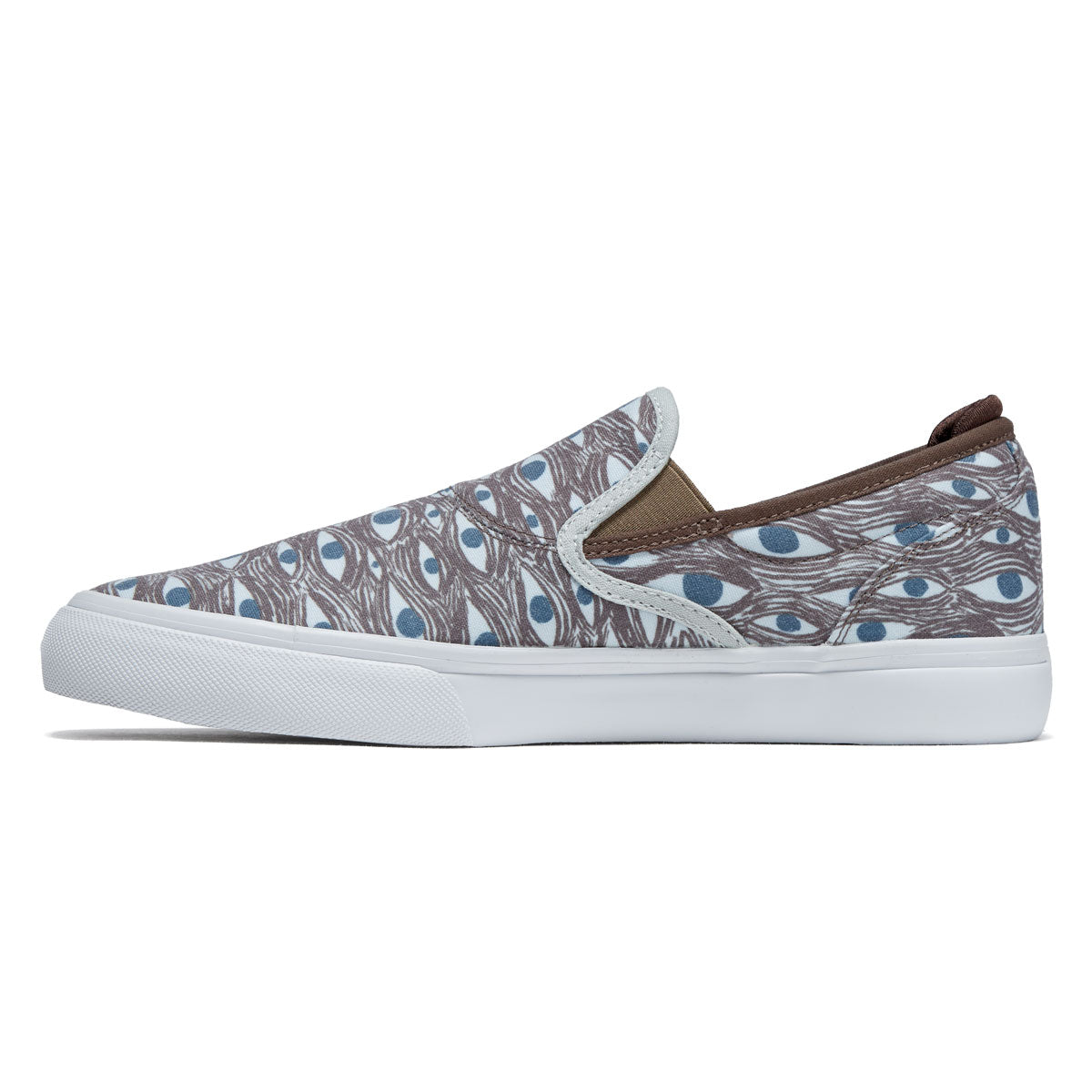 Emerica Wino G6 Slip-on x Templeton Shoes - Brown/Blue image 2