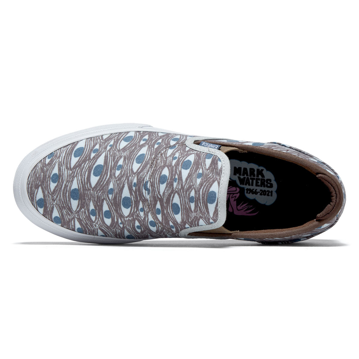 Emerica Wino G6 Slip-on x Templeton Shoes - Brown/Blue image 3