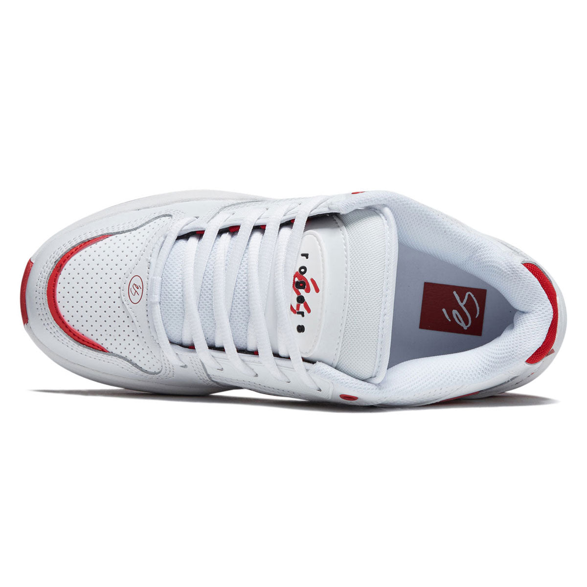 eS TJ Rogers Shoes - White/Red image 3