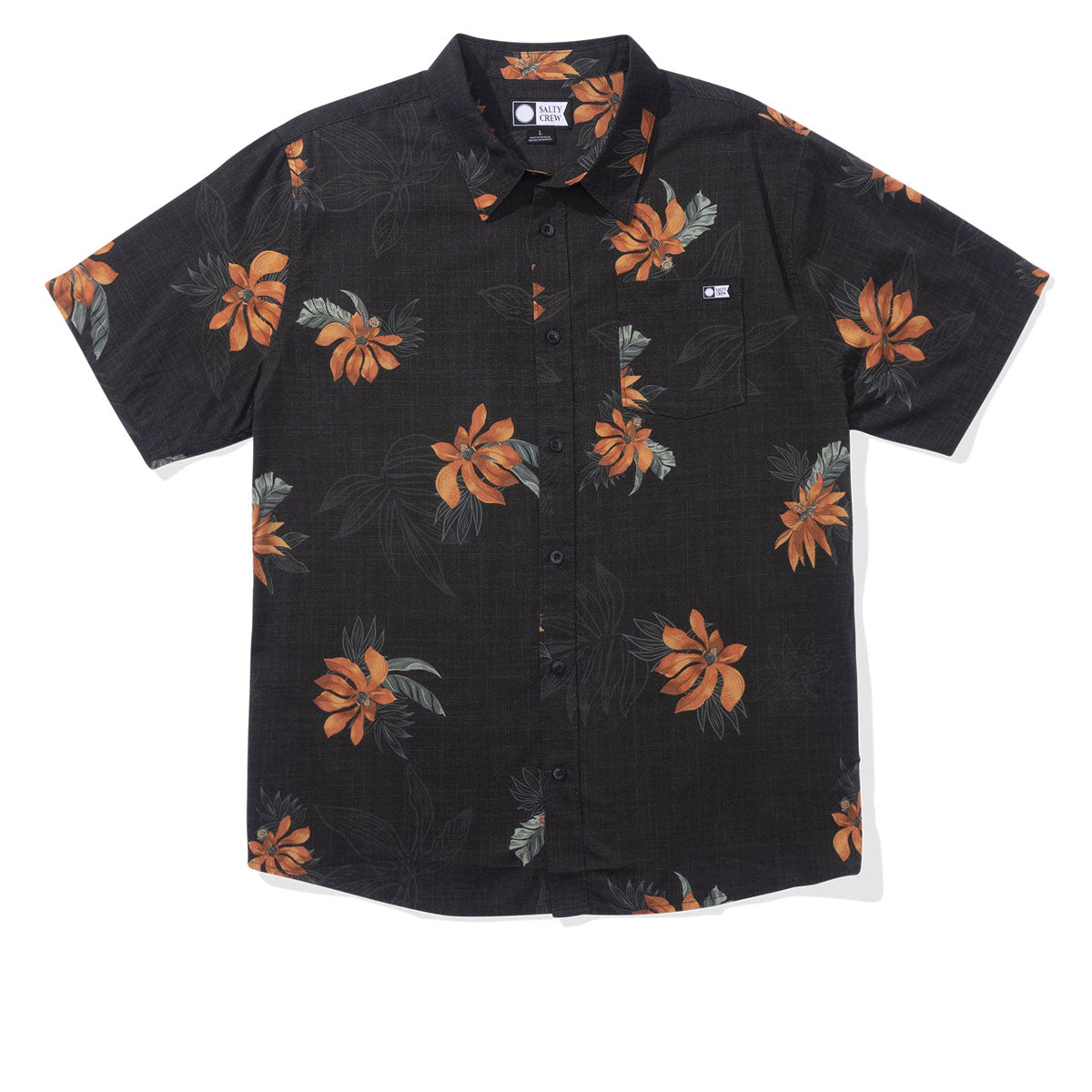 Salty Crew Bloomin Shirt - Black image 1