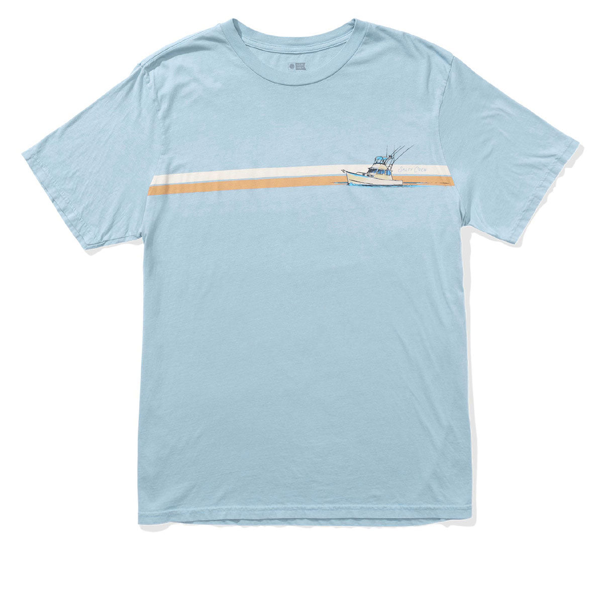 Salty Crew Schooner Vintage T-Shirt - Blue Fog image 1