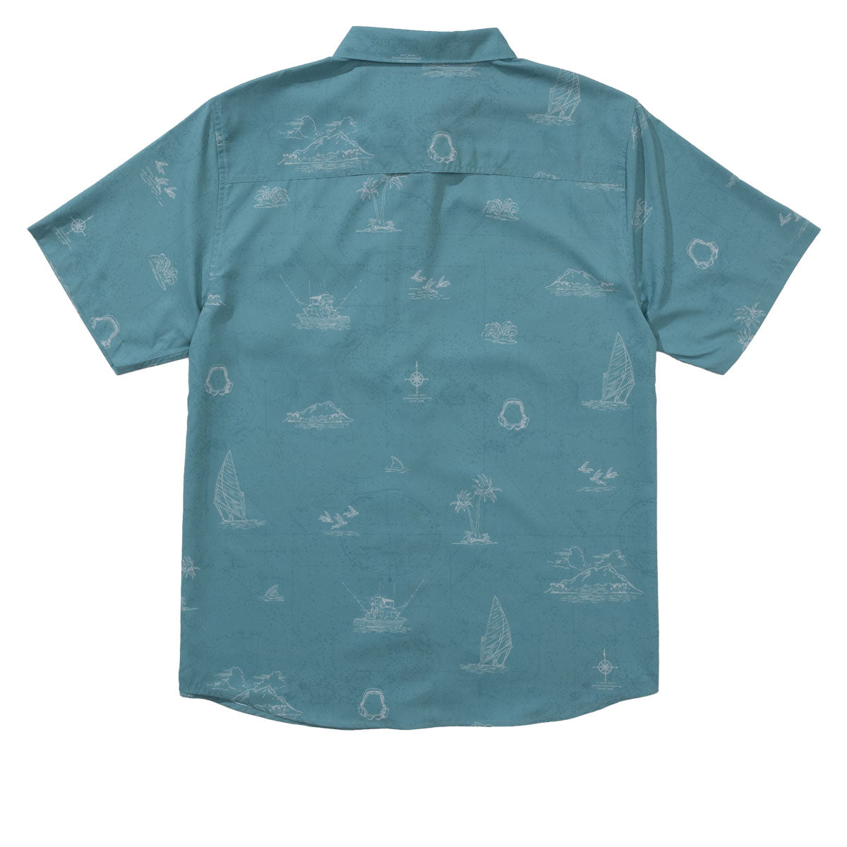 Salty Crew Helmsman UV Button Up Shirt - Hydro image 2