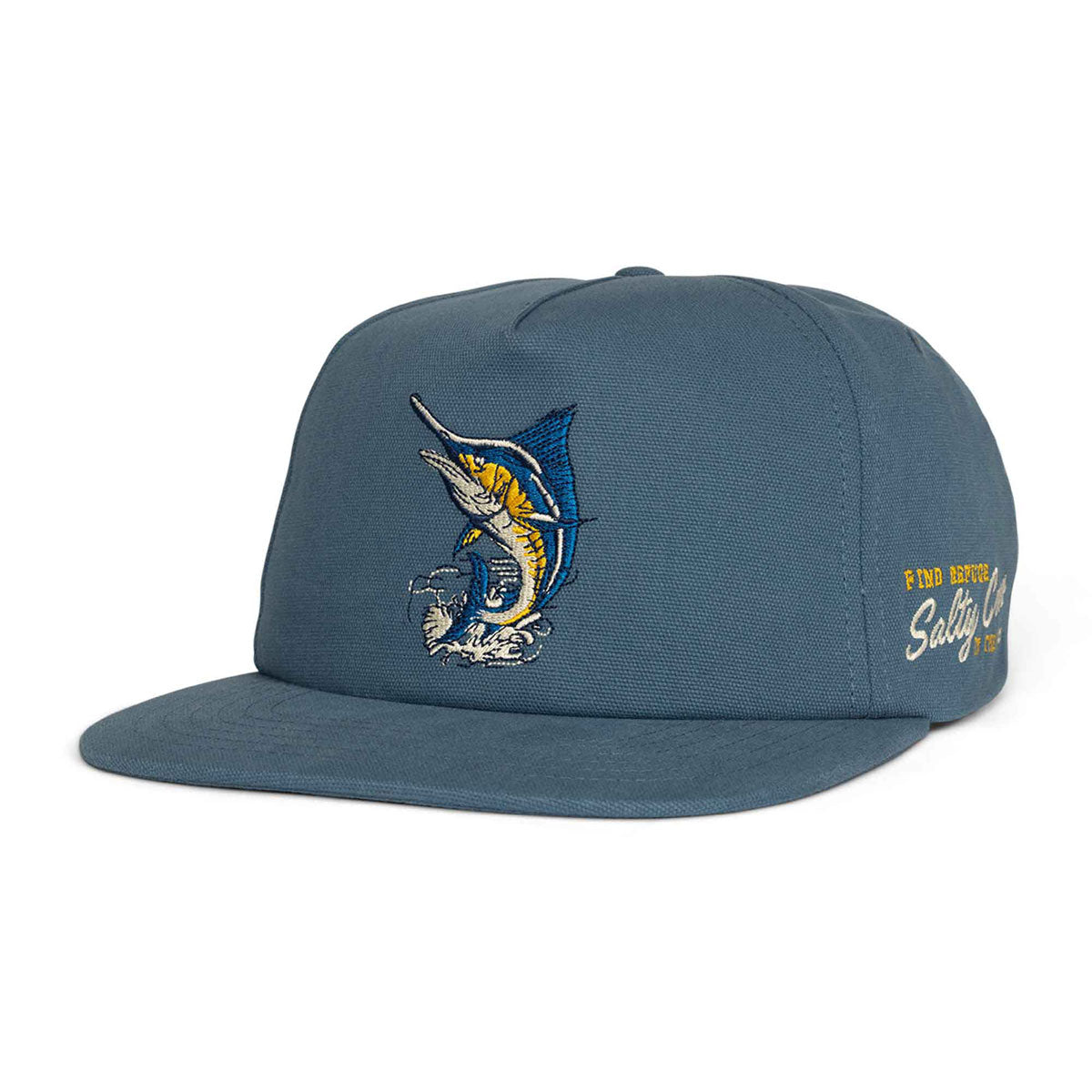 Salty Crew Coastal Snapback Hat - Channel Blue image 1