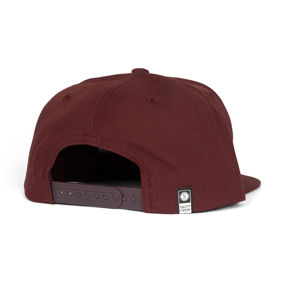 Salty Crew Lurking 6 Panel Hat - Burgundy image 2