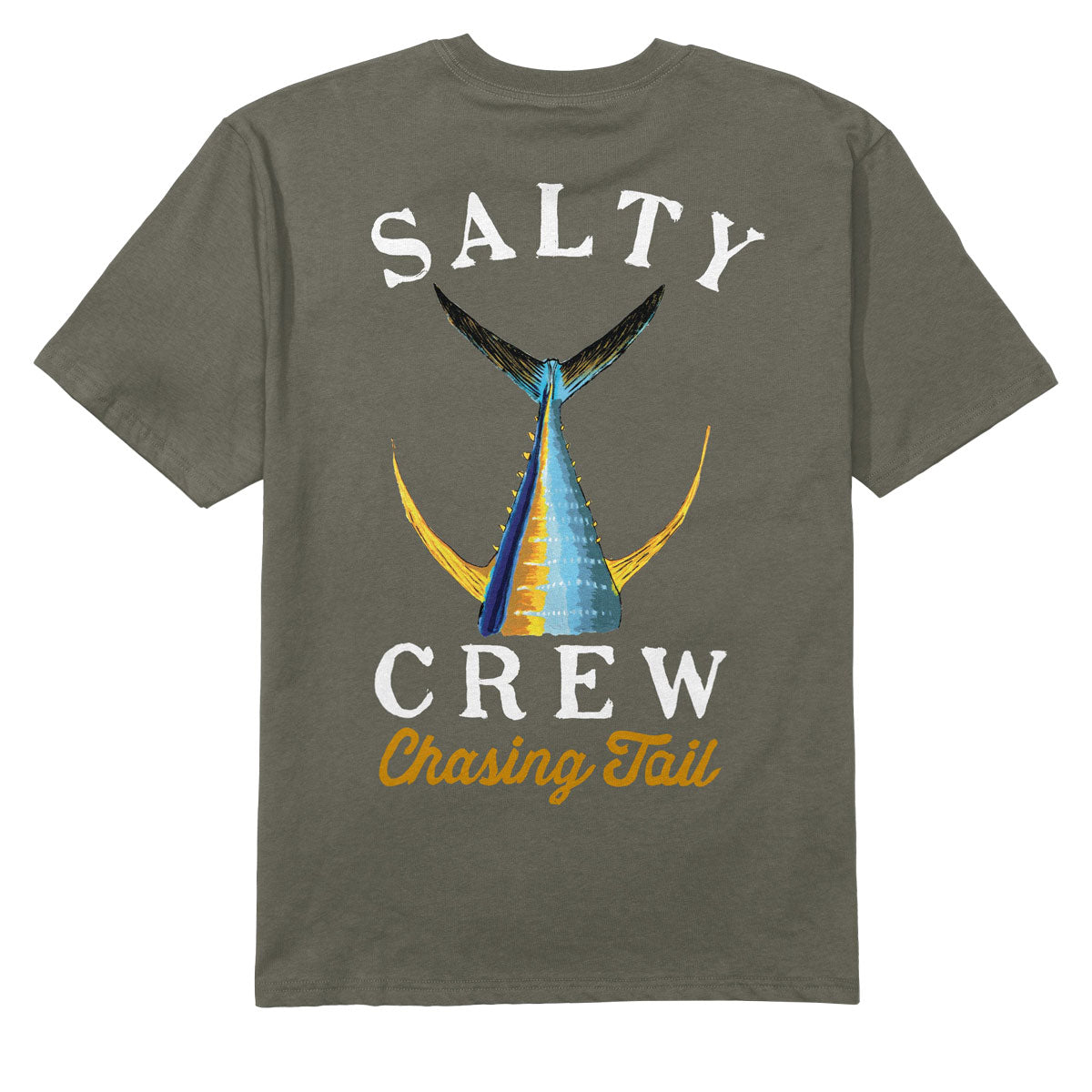 Salty Crew Tailed Classic T-Shirt - Dusty Olive image 1