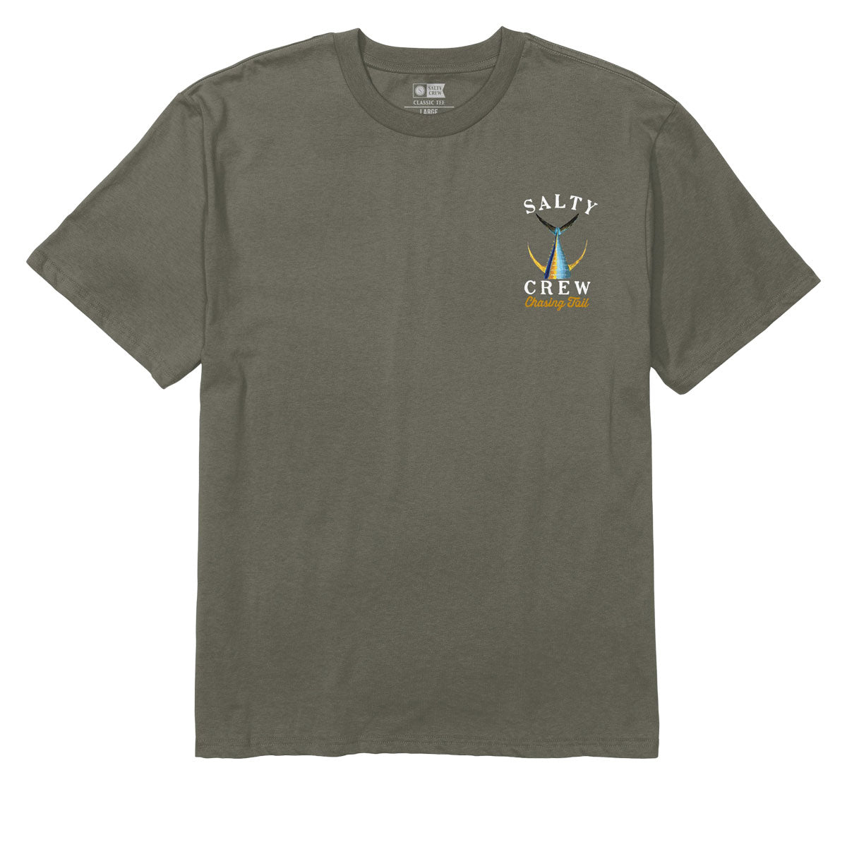 Salty Crew Tailed Classic T-Shirt - Dusty Olive image 2