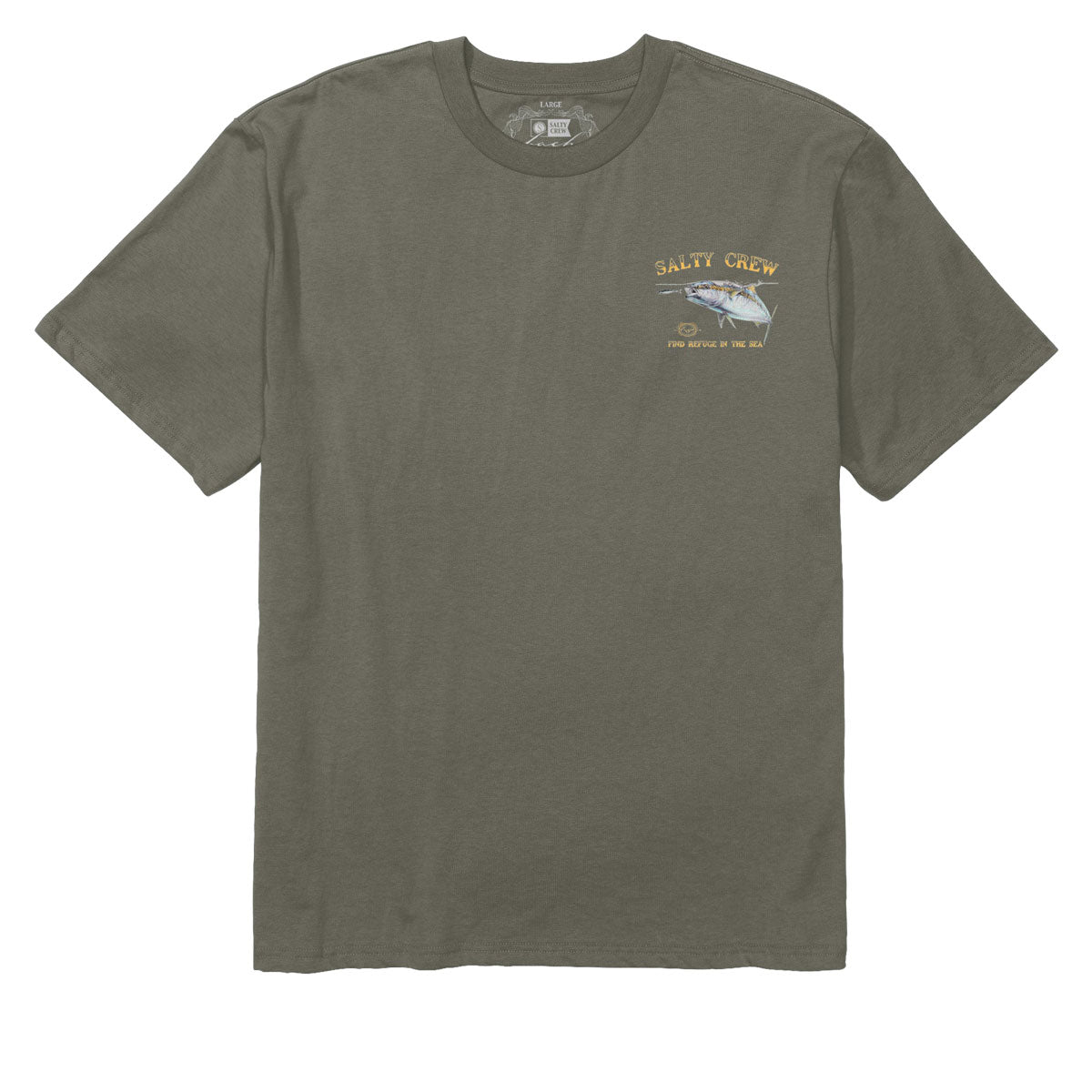 Salty Crew Surface Classic T-Shirt - Dusty Olive image 2