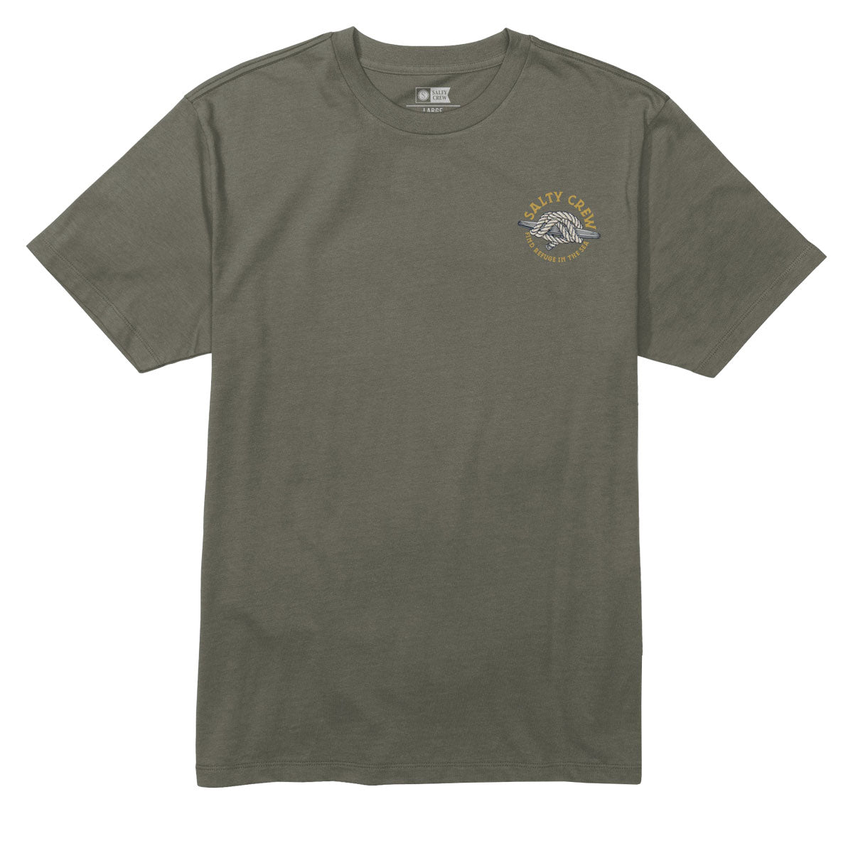 Salty Crew Cleat Knott T-Shirt - Dusty Olive image 2