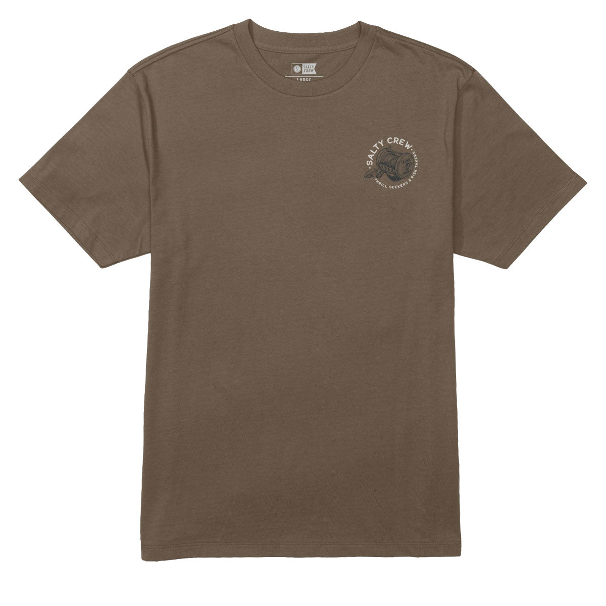 Salty Crew Reel Good T-Shirt - Teak image 2