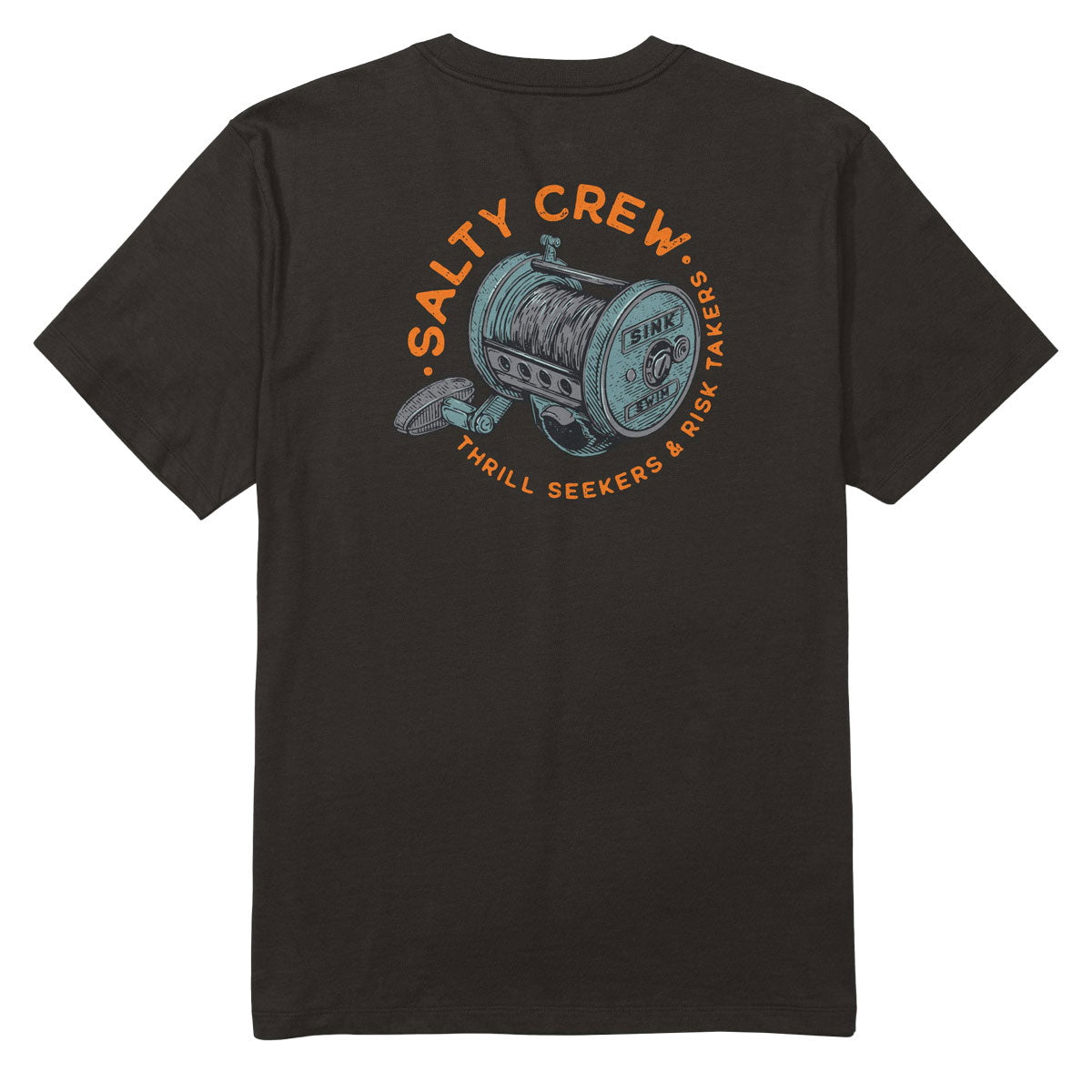 Salty Crew Reel Good T-Shirt - Black image 1