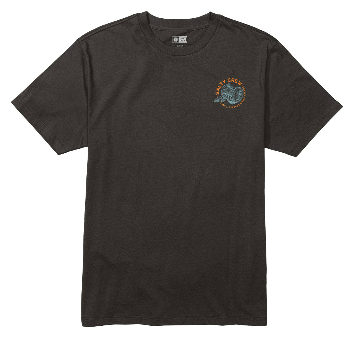 Salty Crew Reel Good T-Shirt - Black image 2