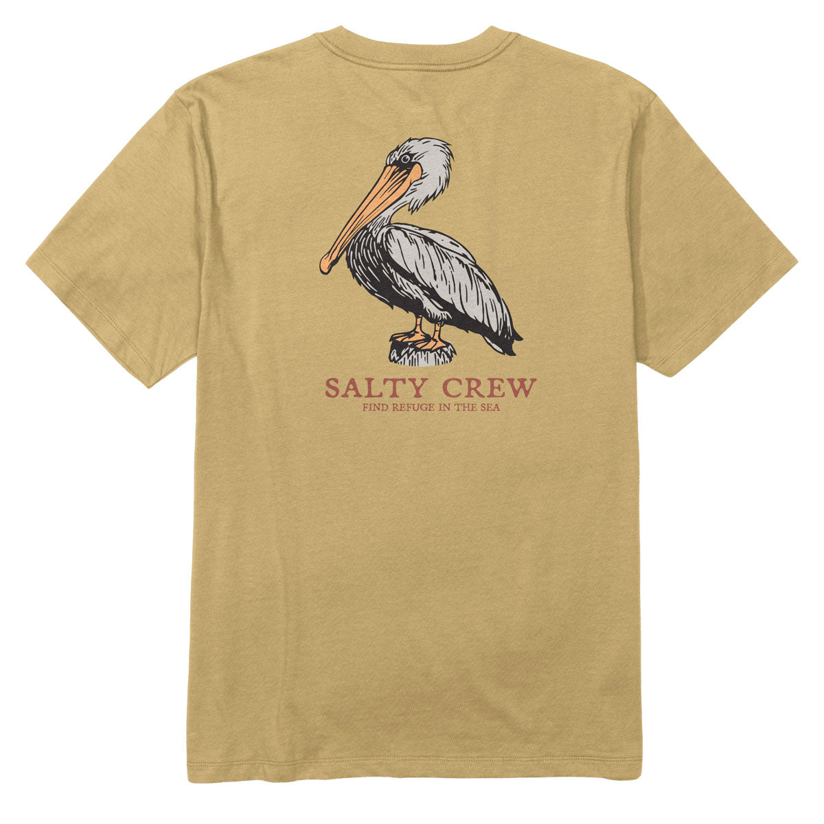 Salty Crew Perched T-Shirt - Mineral Yellow image 1