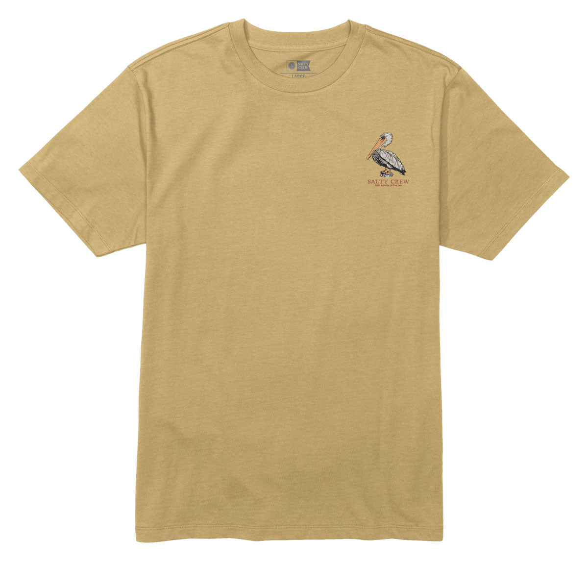 Salty Crew Perched T-Shirt - Mineral Yellow image 2
