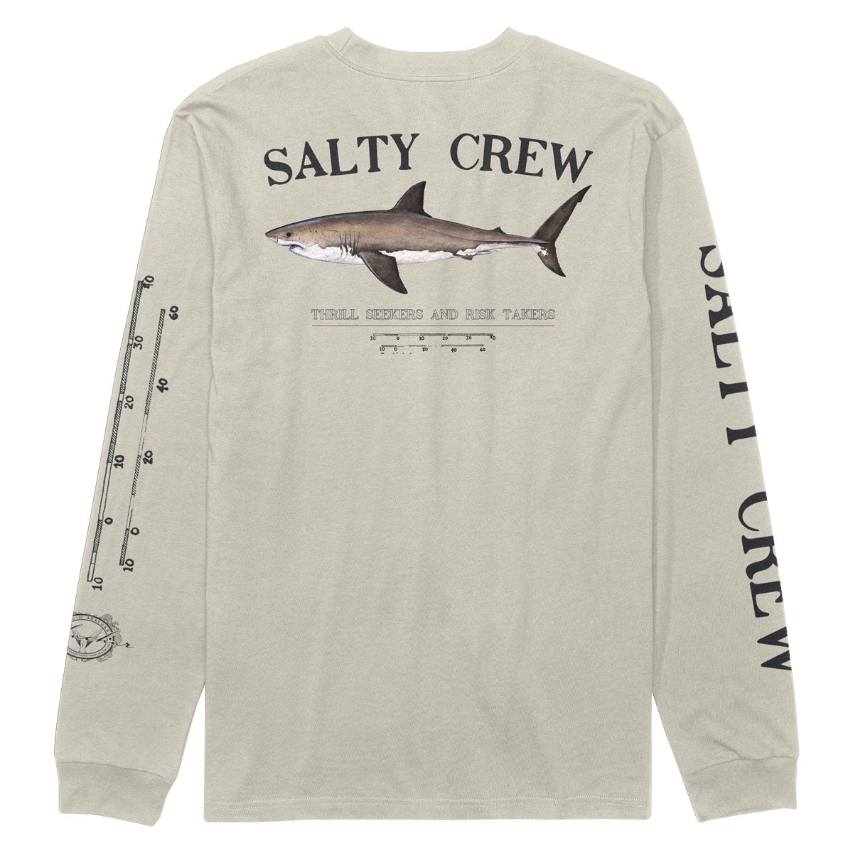 Salty Crew Bruce Classic Long Sleeve T-Shirt - Bone image 1