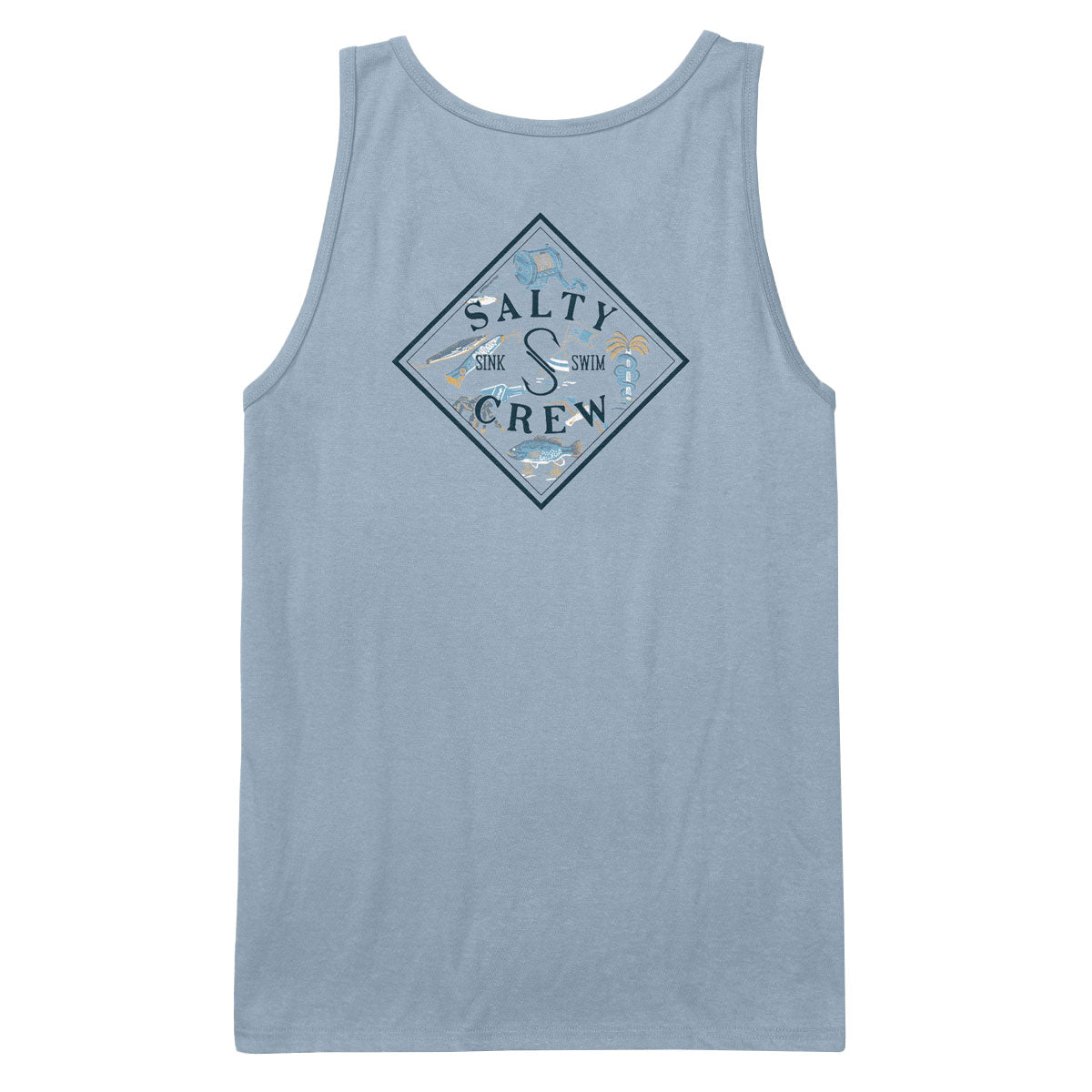 Salty Crew Tippet Fill Tank Top - Blue Fog image 2