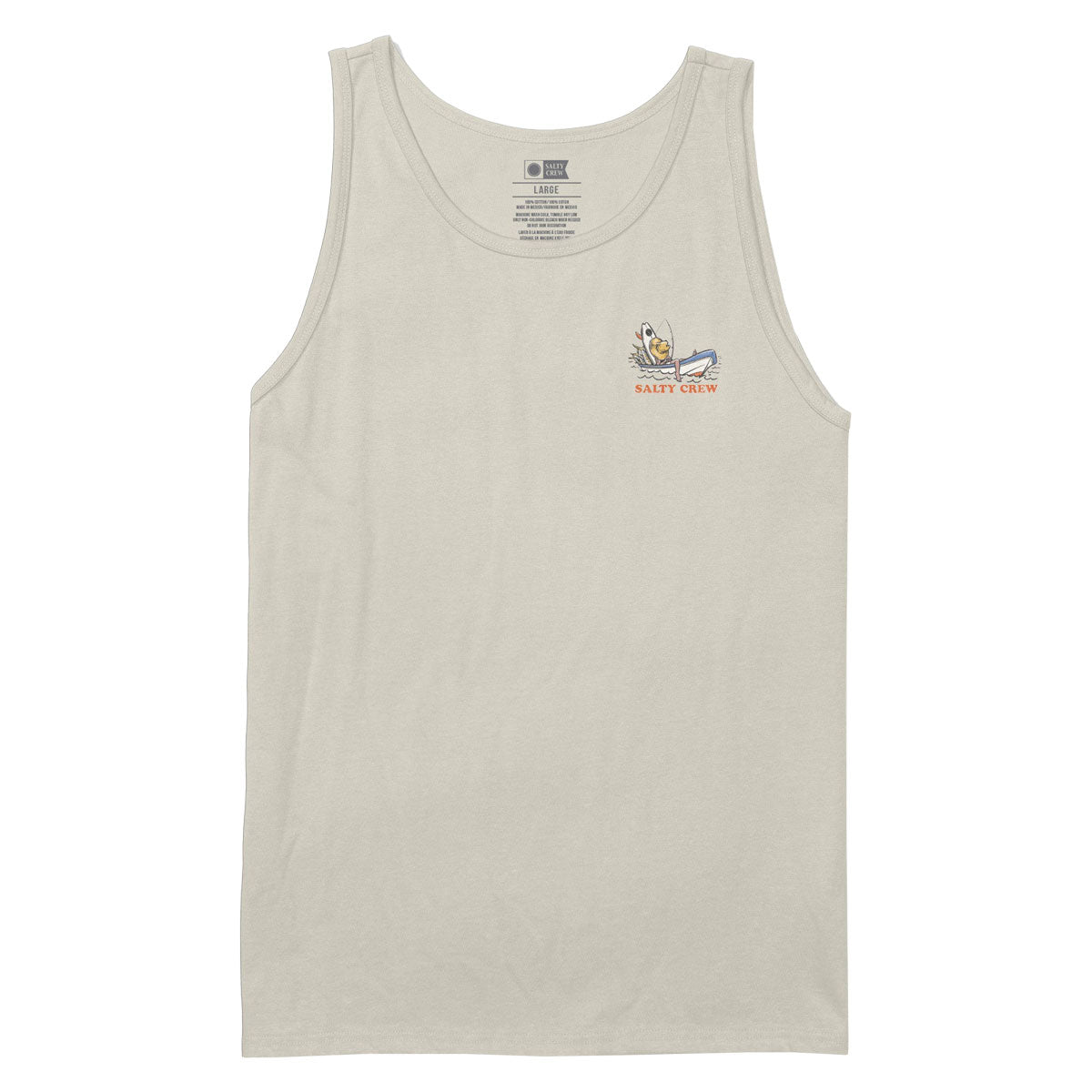 Salty Crew Down Time Tank Top - Bone image 2